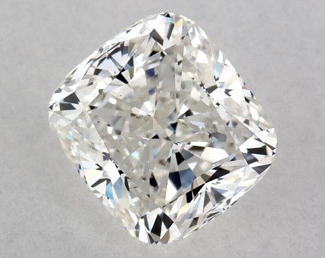 GIA 1.00 Carat H-SI1 Very Good Cut Cushion Modified Diamond